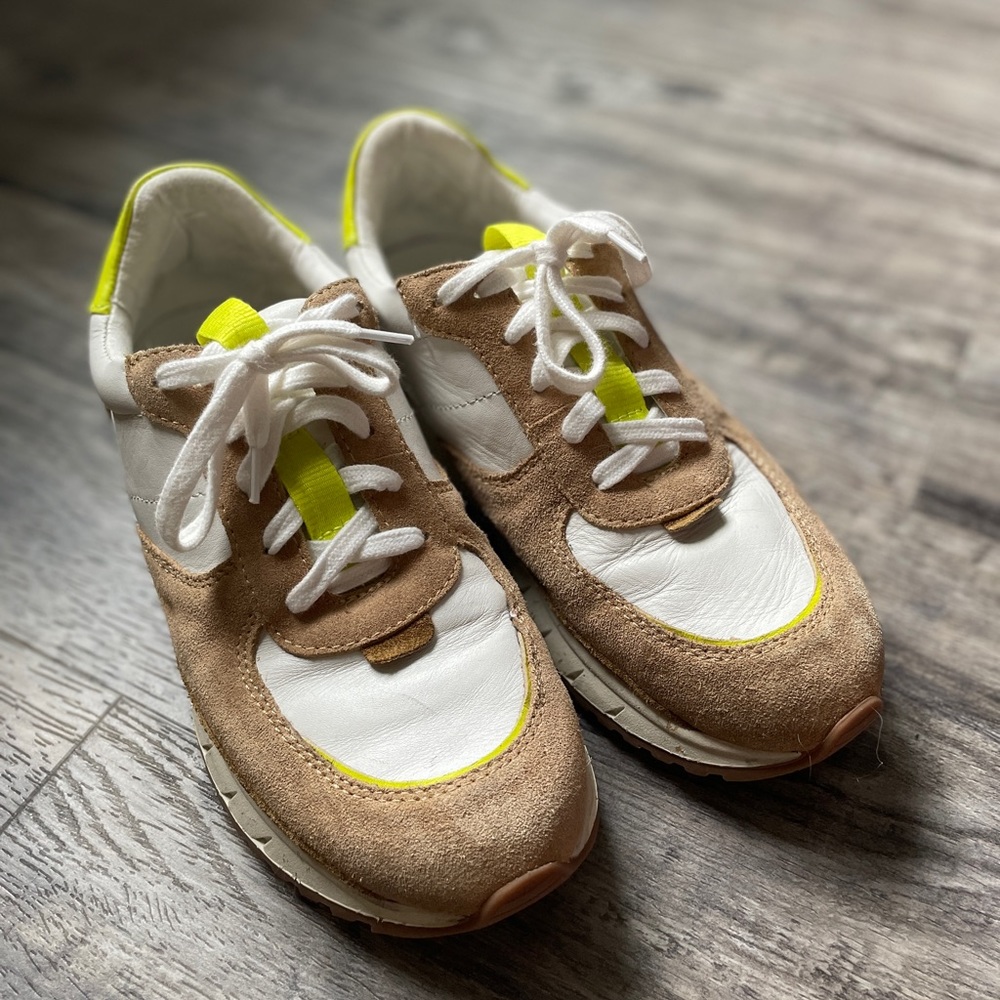 Madewell Kickoff Sneakers 🌟 neon yellow details - Picture 5 of 9